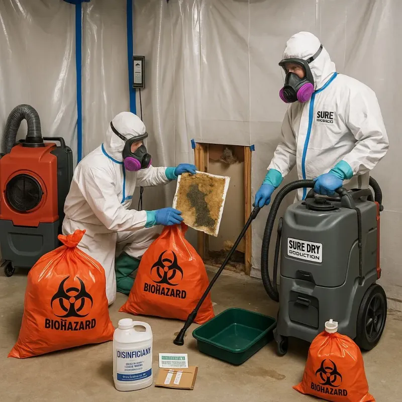 Contaminated Water Handling Protocols process in Vinton County, OH